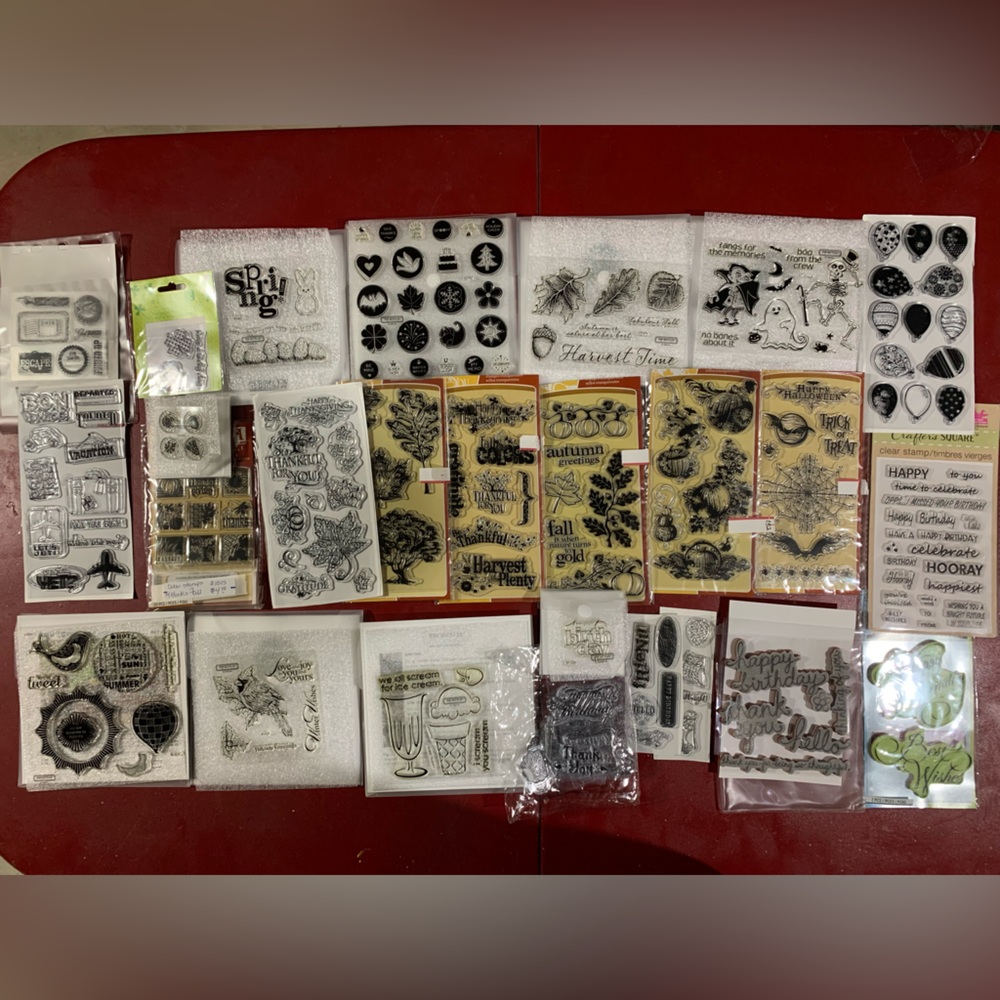 Assorted Fall and Halloween Stamps